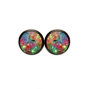 Rainbow Nebula Earrings